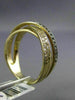 WIDE .45CT WHITE & CHOCOLATE FANCY DIAMOND 14K YELLOW GOLD CRISS CROSS LOVE RING