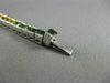 ESTATE 11.26CT MULTI COLOR SAPPHIRE 14K WHITE GOLD 3D GRADUATING TENNIS BRACELET