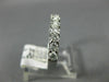 ESTATE .75CT DIAMOND 14K WHITE GOLD 3D 3mm SHARE PRONG WEDDING ANNIVERSARY RING