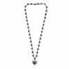 GIA CERTIFIED LARGE 27.43CT DIAMOND & AAA RUBY 18K WHITE GOLD 3D TENNIS NECKLACE