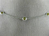 ESTATE 3.65CT FANCY YELLOW DIAMOND 18K WHITE GOLD BY THE YARD 14 STONE NECKLACE