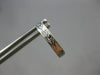 ANTIQUE .35CT DIAMOND 18KT WHITE GOLD 3D FILIGREE SQUARE HUGGIE EARRINGS #28016