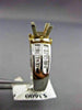 1CT DIAMOND PLATINUM & 18KT YELLOW GOLD 3D INVISIBLE SEMI MOUNT ENGAGEMENT RING
