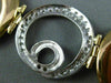 ESTATE EXTRA LARGE 1.10CT DIAMOND 18KT WHITE & ROSE GOLD CIRCULAR SWIRL BRACELET