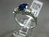2.27CT ROUND & EMERALD DIAMOND & SAPPHIRE 18KT WHITE GOLD OVAL ENGAGEMENT RING