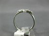 ESTATE WIDE .22CT DIAMOND 14K WHITE GOLD 3D CRISS CROSS SNOW FLAKE STAR FUN RING
