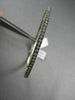 ANTIQUE 3MM .88CT DIAMOND 14KT BLACK & YELLOW GOLD BANGLE ONE OF A KIND AMAZING