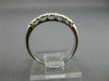 ESTATE .07CT OLD MINE DIAMOND 14KT WHITE GOLD FIVE STONE ANNIVERSARY RING #26203