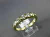 ESTATE .85CT DIAMOND 14KT YELLOW GOLD 5 STONE CHANNEL ANNIVERSARY RING #17425