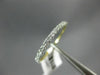 ESTATE .25CT DIAMOND 14K YELLOW GOLD 3D 2mm ROUND SEMI ETERNITY ANNIVERSARY RING