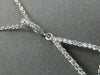 ESTATE LARGE 4.52CT DIAMOND & AAA BLUE TOPAZ 14KT WHITE GOLD TRIANGULAR PENDANT