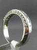 ESTATE .99CT ROUND & PRINCESS DIAMOND 14K WHITE GOLD 3D WEDDING ANNIVERSARY RING