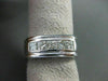 ESTATE 1.26CT DIAMOND 5 STONE PLATINUM CHANNEL MENS ANNIVERSARY RING F/VS #18705