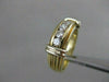 ESTATE .40CTW DIAMOND 14K WHITE YELLOW GOLD MENS WEDDING RING 6MM 6.75 #2155