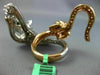 EXTRA LARGE 2.65CT DIAMOND 18KT WHITE & ROSE GOLD ETOILE TIGER THREE FINGER RING