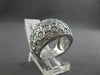 ESTATE LARGE 2.05CT DIAMOND 18KT WHITE GOLD 3D ETOILE MULTI HEXAGON FUN RING