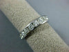 LARGE 2.0CT DIAMOND 14KT WHITE GOLD ROUND 3D CHANNEL ETERNITY ANNIVERSARY RING