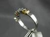 ESTATE .50CT DIAMOND 14KT WHITE & YELLOW GOLD FIVE STONE ANNIVERSARY RING #4297