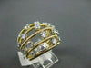 ESTATE LARGE 1.49CT DIAMOND 14KT YELLOW GOLD ETOILE LARGE FUN RING ONE OF A KIND
