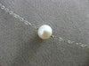 ESTATE AAA PEARL 14KT WHITE GOLD 3D BY THE YARD DIAMOND CUT NECKLACE #24945