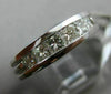 ESTATE 1.45CT PRINCESS DIAMOND 14K WHITE GOLD 3D WEDDING ANNIVERSARY RING #1302