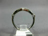 ESTATE .12CT ROUND DIAMOND 14KT WHITE GOLD 3D INFINITY FRIENDSHIP OPEN LOVE RING