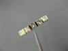 ESTATE .62CT PRINCESS DIAMOND 14KT YELLOW GOLD 3D 5 STONE ANNIVERSARY RING #2592