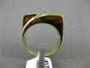ESTATE .78CT BAGUETTE DIAMOND 14K TWO TONE GOLD CLASSIC DOUBLE SIDED RING #17723