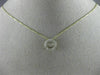 ESTATE 14KT TWO TONE GOLD 3D DANCING DIAMOND CIRCLE OF LIFE CLUSTER HALO PENDANT