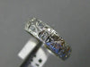 ANTIQUE .36CT DIAMOND 14K GOLD FLOWER FILIGREE ETERNITY ANNIVERSARY  RING #11990