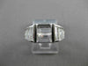 ESTATE 1.8CT DIAMOND 14K WHITE GOLD GRADUATING SEMI MOUNT ENGAGEMENT RING #21143
