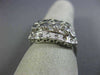 ANTIQUE WIDE .50CT DIAMOND PLATINUM 3D FILIGREE WEDDING ANNIVERSARY RING #26220