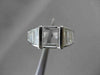 ESTATE 1.8CT DIAMOND 14K WHITE GOLD GRADUATING SEMI MOUNT ENGAGEMENT RING #21143