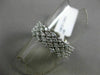 ESTATE WIDE 1.14CT DIAMOND 14KT WHITE GOLD 3D MULTI ROW WEDDING ANNIVERSARY RING