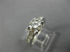 ESTATE 1.04CT DIAMOND 14KT WHITE GOLD CLASSIC FOUR PRONG ENGAGEMENT RING #25942