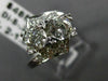 ANTIQUE LARGE 1.26CT OLD MINE DIAMOND PLATINUM WEDDING ANNIVERSARY RING #11141