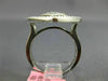 WIDE .68CT DIAMOND 18KT WHITE GOLD 3D ROUND & PRINCESS SQUARE OPEN FILIGREE RING