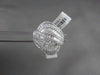 ANTIQUE WIDE 2.15CT DIAMOND 18KT WHITE GOLD FILIGREE MULTI ROW ANNIVERSARY RING