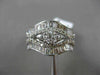 ESTATE 2.26CT DIAMOND 18KT WHITE GOLD MULTI SHAPE CLUSTER MARQUISE PROMISE RING
