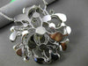 ESTATE LARGE .65CT DIAMOND & AAA SOUTH SEA PEARL 14KT WHITE GOLD FLOWER NECKLACE