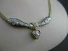 ESTATE .80CT DIAMOND 18KT WHITE & YELLOW GOLD 3D HANGING HEART DIAMOND NECKLACE
