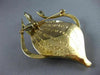 ESTATE SAMMY DAVIS JR 1.40CT DIAMOND 18K WHITE ROSE GOLD FISH PIN BROOCH #20064