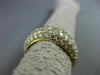 ESTATE 1.53CT DIAMOND 18KT YELLOW GOLD 3D SEMI ETERNITY WEDDING ANNIVERSARY RING