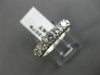 ESTATE WIDE 1.0CT DIAMOND 14K WHITE GOLD CLASSIC WEDDING ANNIVERSARY RING #22079