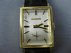 ESTATE LARGE LONGINES 14KT YELLOW GOLD 3D RECTANGULAR SQUARE MENS WATCH #26546