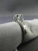 ESTATE .80CT PRINCESS DIAMOND PLATINUM 3D PRINCESS LUCIDA ENGAGEMENT RING #19815