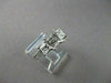 ESTATE 1.08CT DIAMOND 14KT W SEMI MOUNT FILIGTEE 3 STONE ENGAGEMENT RING #1399