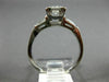 ANTIQUE OLD MINE .54CT ROUND CUT DIAMOND 14KT WHITE GOLD ENGAGEMENT RING #22209