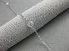 ESTATE 1.20CTW DIAMONDS BY THE YARD 14KT WHITE GOLD STATION NECKLACE 18" #21544