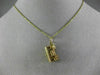 ANTIQUE 14KT YELLOW GOLD 3D CLASSIC SAN FRANCISCO TROLLEY CAR PENDANT #26312